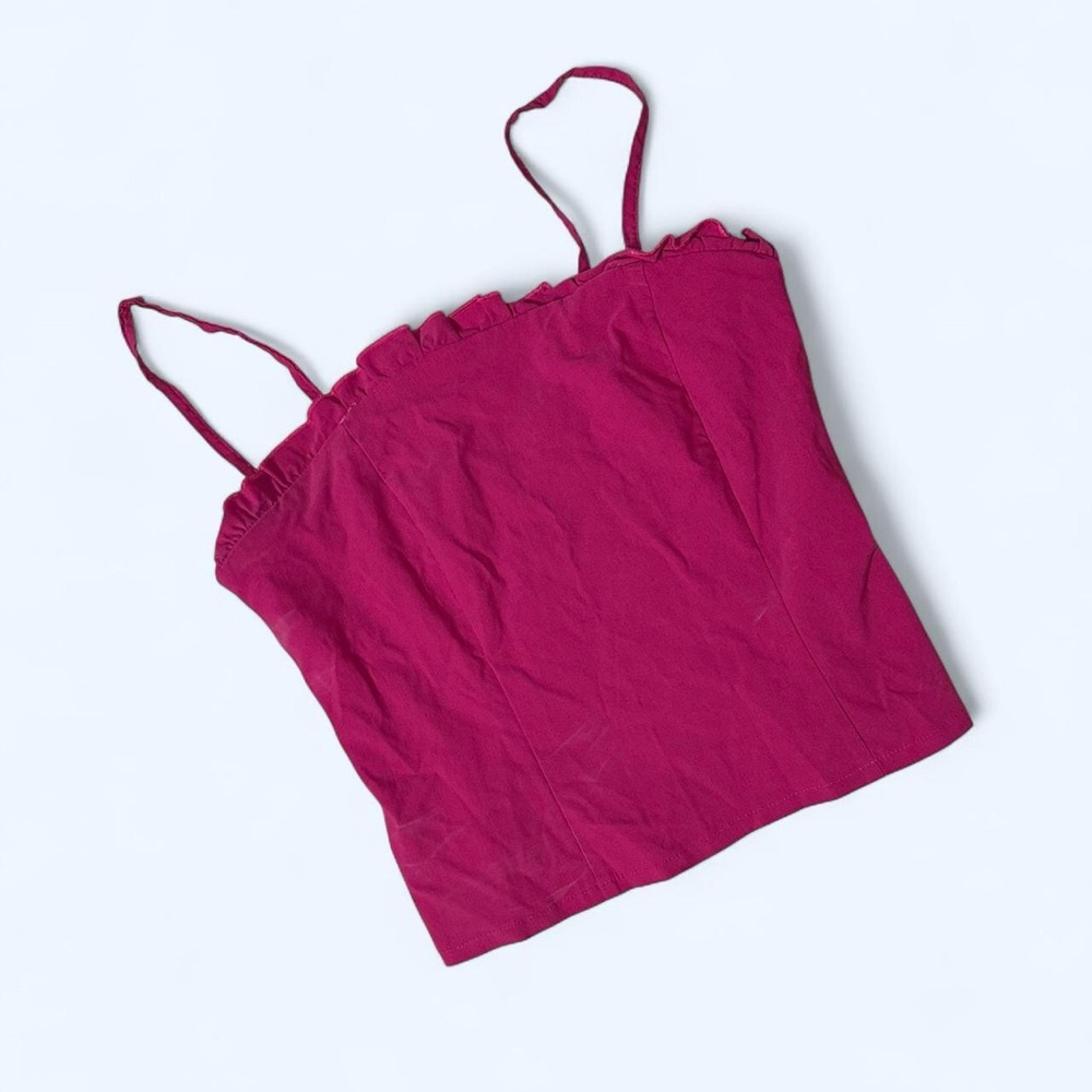 Dorothy Perkins Fuchsia (Pink) Camisole with Ruffle Straps